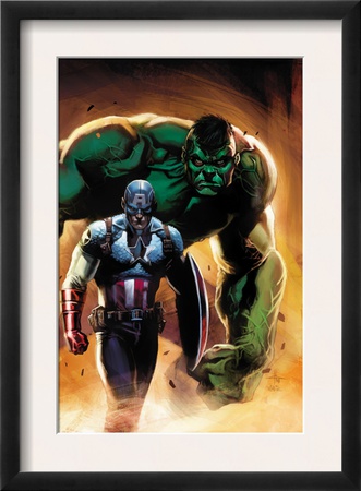 Ultimate Origins #5 Cover: Captain America And Hulk by Gabriele Dellotto Pricing Limited Edition Print image