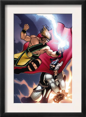 Incredible Hercules #136 Cover: Hercules And Thor by Rafael Albuquerque Pricing Limited Edition Print image