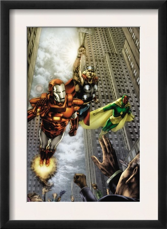 Marvels: Eye Of The Camera #4 Cover: Iron Man, Thor And Vision by Jay Anacleto Pricing Limited Edition Print image