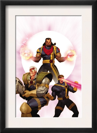 X-Men: The Times And Life Of Lucas Bishop #3 Cover: Cable, Cyclops And Bishop by Ariel Olivetti Pricing Limited Edition Print image