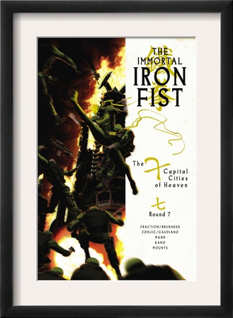 The Immortal Iron Fist #14 Cover: Iron Fist by Kaare Andrews Pricing Limited Edition Print image