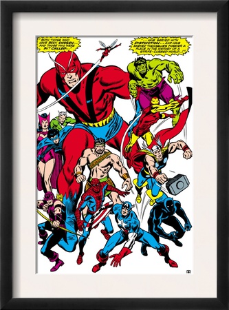 Giant-Size Avengers #1 Group: Giant Man by John Buscema Pricing Limited Edition Print image