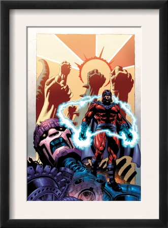 Civil War: House Of M #1 Cover: Magneto And Sentinel by Mike Perkins Pricing Limited Edition Print image