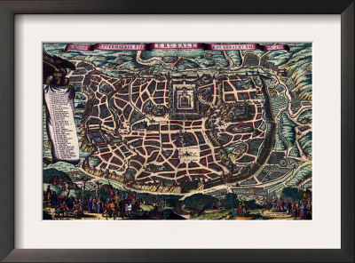 Solomon's Temple - Jerusalem by Braun Hogenberg Pricing Limited Edition Print image