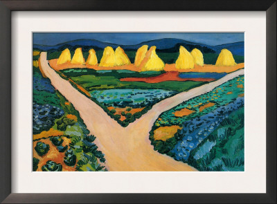 Vegetable Fields by Auguste Macke Pricing Limited Edition Print image