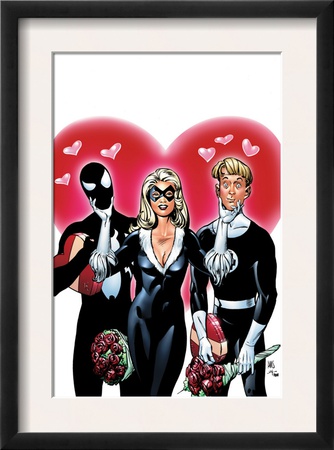 Spider-Man/Human Torch #4 Cover: The Human Torch Johnny Storm, Spider-Man And Black Cat by Ty Templeton Pricing Limited Edition Print image