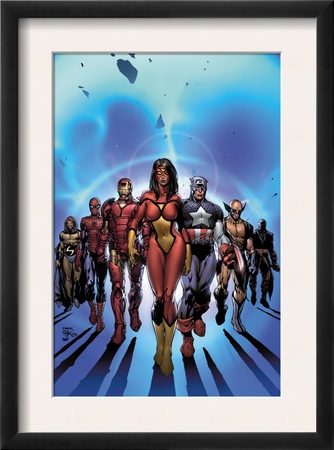 New Avengers #7 Cover: Spider Woman by David Finch Pricing Limited Edition Print image