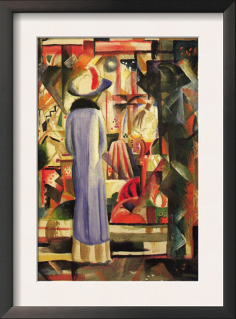 Large Bright Showcase by Auguste Macke Pricing Limited Edition Print image