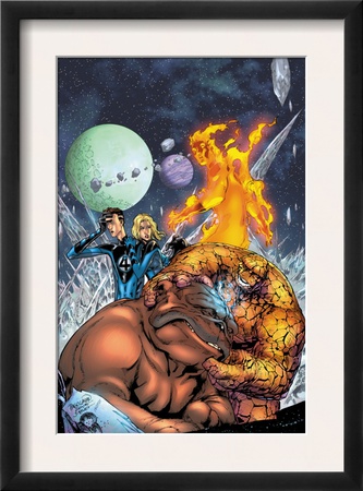 Marvel Adventures Fantastic Four #8 Cover: Thing by Carlo Pagulayan Pricing Limited Edition Print image
