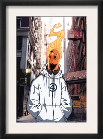 Human Torch V1, #8 Cover: Human Torch by Scottie Young Pricing Limited Edition Print image