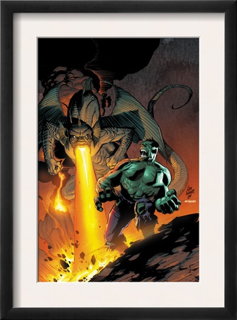 Incredible Hulk #79 Cover: Hulk And Fin Fang Foom Flying by Lee Weeks Pricing Limited Edition Print image