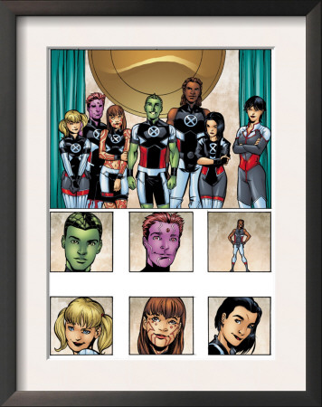 New X-Men: Academy X Yearbook Group: Anole by Georges Jeanty Pricing Limited Edition Print image
