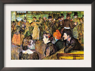 At The Moulin De La Gallette by Henri De Toulouse-Lautrec Pricing Limited Edition Print image