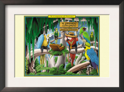 A Company Of Parrots by Richard Kelly Pricing Limited Edition Print image
