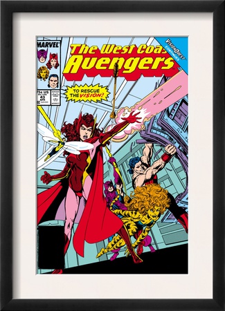 Avengers West Coast #43 Cover: Scarlet Witch by John Byrne Pricing Limited Edition Print image
