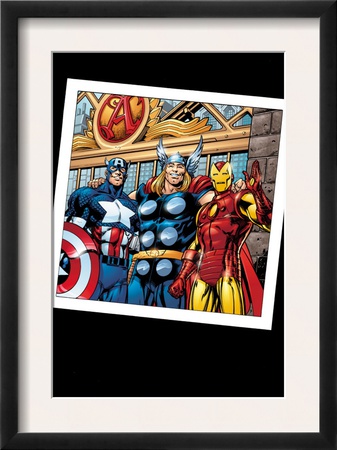 Thor #73 Group: Thor, Iron Man And Captain America by Scot Eaton Pricing Limited Edition Print image