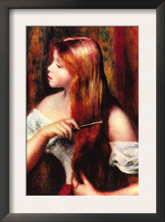 Combing Girl by Pierre-Auguste Renoir Pricing Limited Edition Print image