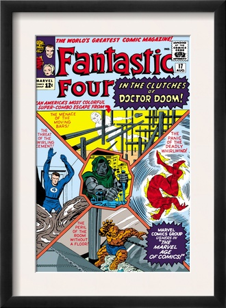 The Fantastic Four #17 Cover: Mr. Fantastic by Jack Kirby Pricing Limited Edition Print image
