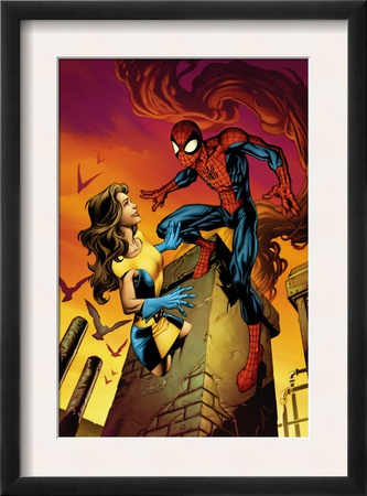 Ultimate Spider-Man Annual #1 Cover: Spider-Man And Shadowcat by Mark Brooks Pricing Limited Edition Print image