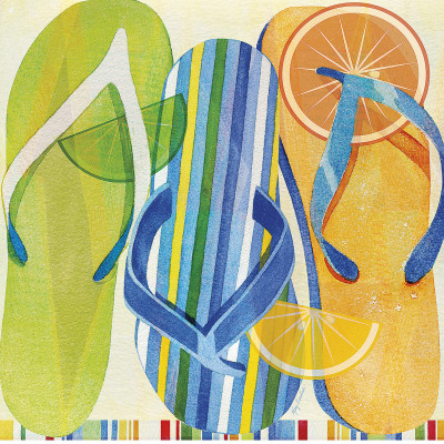 Holiday Flip Flops by Mary Escobedo Pricing Limited Edition Print image