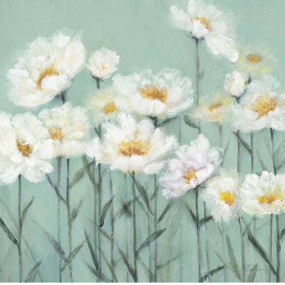 White Poppies Ii by Olivia Long Pricing Limited Edition Print image