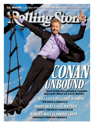 Conan O'brien, Rolling Stone No. 1117, November 11, 2010 by Trachtenberg Robert Pricing Limited Edition Print image