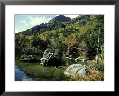 Autumn View Of Hodaka Mountains Across Azusa River, Kamikochi, Japan by John Downer Pricing Limited Edition Print image