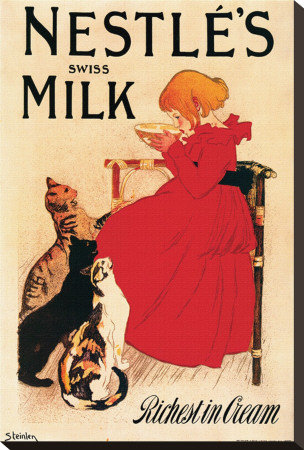 Nestle's Swiss Milk by Theophile Alexandre Steinlen Pricing Limited Edition Print image