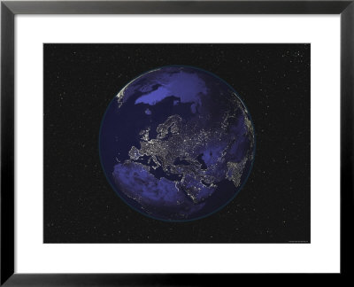 Earth Centered On Europe by Stocktrek Images Pricing Limited Edition Print image