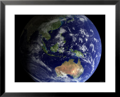 Full Earth From Space Showing Australia by Stocktrek Images Pricing Limited Edition Print image
