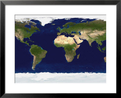 The Blue Marble: Land Surface, Ocean Color And Sea Ice by Stocktrek Images Pricing Limited Edition Print image