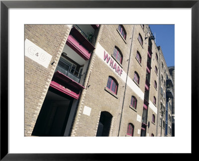 Flats (Apartments) In Restored Wharf Buildings, St. Saviours Wharf, Bermondsey, London, England by Brigitte Bott Pricing Limited Edition Print image