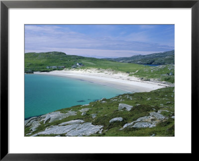 Beach And Dunes Of Shell-Sand, Huisinis, North Harris, Outer Hebrides, Scotland, Uk by Tony Waltham Pricing Limited Edition Print image