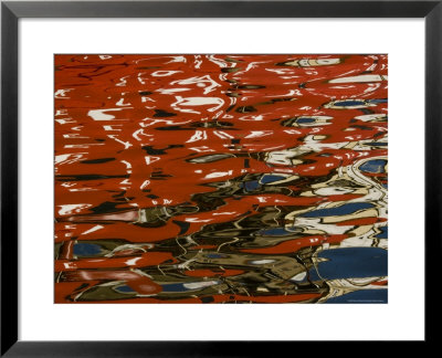 Abstract Reflection Of Ship On Water, Helsinki, Finland by Nancy & Steve Ross Pricing Limited Edition Print image