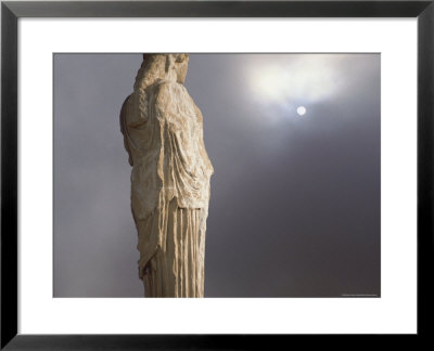 Caryatid From The Classical Era Adjacent To The Parthenon At The Acropolis, Athens, Greece by Nancy Noble Gardner Pricing Limited Edition Print image