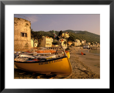 Fishing Boats, Riviera Di Ponente, Laigueglia, Liguria, Portofino, Italy by Walter Bibikow Pricing Limited Edition Print image