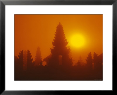 Temple At Sunrise, Bali, Indonesia by Steve Vidler Pricing Limited Edition Print image