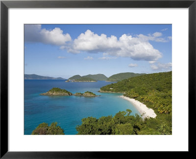 Caribbean, Us Virgin Islands, St. John, Beach At Trunk Bay by Gavin Hellier Pricing Limited Edition Print image