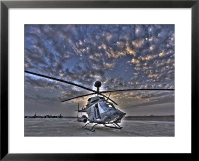 Seven Exposure Hdr Image Of A Stationary Kiowa Oh-58D Helicopter by Stocktrek Images Pricing Limited Edition Print image