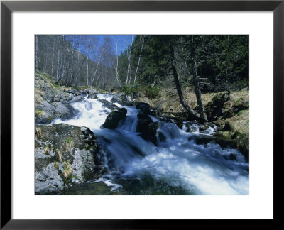 Mountain Stream In La Massana In Andorra, Europe by Jeremy Bright Pricing Limited Edition Print image