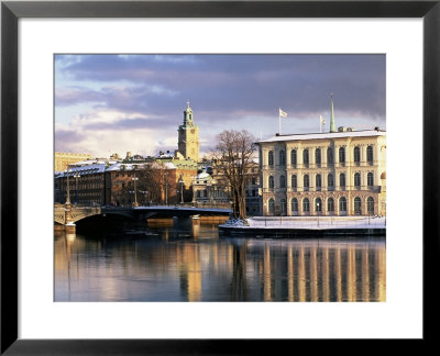 City In Winter, Stockholm, Sweden, Scandinavia, Europe by Sylvain Grandadam Pricing Limited Edition Print image