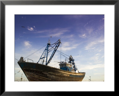 Fishing Boat, Essaouira, Atlantic Coast, Morocco by Walter Bibikow Pricing Limited Edition Print image