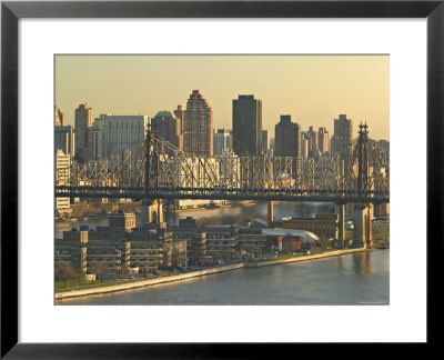 Roosevelt Island And Queensboro Bridge, New York, Usa by Walter Bibikow Pricing Limited Edition Print image