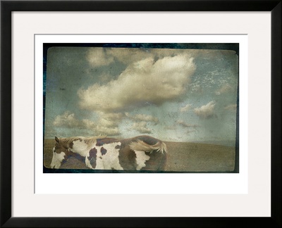 Horse In Field by Mia Friedrich Pricing Limited Edition Print image