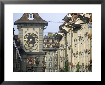 Kramgasse And Clock Tower, Bern, Berner Oberland, Switzerland by Doug Pearson Pricing Limited Edition Print image