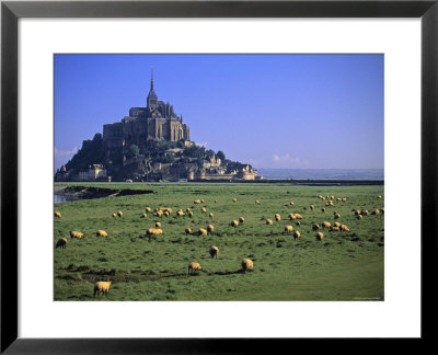 Mont St Michel, Manche, Normandy, France by Walter Bibikow Pricing Limited Edition Print image