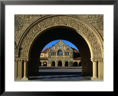 Memorial Church At Stanford University Framed By Arch, Palo Alto, Usa by John Elk Iii Pricing Limited Edition Print image