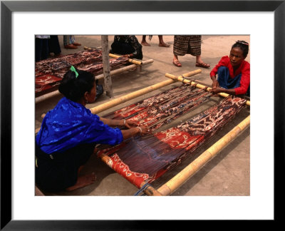 Ikat Weaving At Watumbakala Village, Indonesia by Wayne Walton Pricing Limited Edition Print image