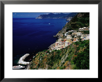 Village And Harbour Of Riomaggiore In Riviera Di Levante by Witold Skrypczak Pricing Limited Edition Print image