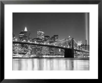 Ny - Towers And Spot Lights by Jerry Driendl Pricing Limited Edition Print image